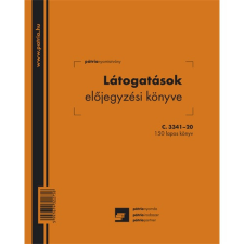 Pátria Nyomtatvány Látogatásokat előjegyző könyv 150 lapos 206x173 mm nyomtatvány