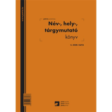 Pátria Nyomtatvány Név, hely, tárgymutató 100 lapos könyv A/4 álló nyomtatvány