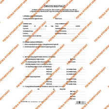 Pátria Nyomtatvány Orvosi beutaló az NRSZH szakértői bizottságához A/4 négyoldalas nyomtatvány