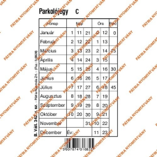 Pátria Nyomtatvány Parkolójegy 100 lapos tömb 80x120 mm nyomtatvány
