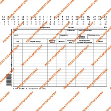 Pátria Nyomtatvány Röntgenvizsgálati boríték (nő) tasak 230x170 mm boríték