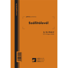 Pátria Nyomtatvány Szállítólevél 25x4 lapos tömb A/5 álló nyomtatvány