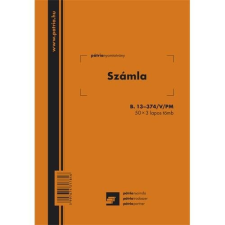Pátria Nyomtatvány Számla 50x3 lapos tömb A/5 álló nyomtatvány