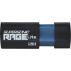 Patriot Memory Supersonic Rage Lite 128 GB USB A Típus 3.2 Gen 1 3.1 Gen 1 Fekete, Kék Pendrive (PEF128GRLB32U)