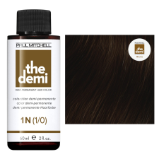 Paul Mitchell - The Demi Féltartós Hajszínező - 1N Fekete 60ml hajfesték, színező