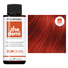 Paul Mitchell - The Demi Féltartós Hajszínező - 3OR Narancs-Vörös Sötétbarna 60ml hajfesték, színező