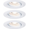 Paulmann 94293 EBL Nova mini Coin LED-es beépíthető lámpa 3 részes készlet LED 4 W Fehér (PL94293)