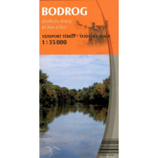 Paulus Bodrog vízitérkép, Bodrog térkép Paulus 1:35 000 Zemplén-Tokaj 65fkm 2018 térkép