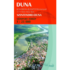Paulus Duna vízitérkép 2. Szentendrei Duna térkép Paulus 1:25 000 horgászkiegészítő