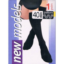 PAVLA mintás térdfix 40 DEN, 1 pár harisnya, combfix