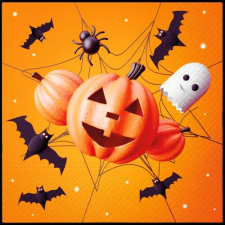 PAW Fanny halloween papírszalvéta 33x33cm, 20db-os papírárú, csomagoló és tárolóeszköz