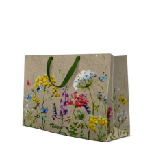 PAW Meadow Flowers papír ajándéktáska horizontal 33,5x26,5x13cm ajándéktasak