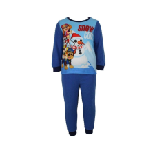 Paw Patrol hosszú pizsama, mancs211682 modell, kék, 116 cm, 6 év gyerek hálóing, pizsama