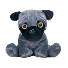 PAWS szürke mopsz kutya plüss - 20 cm plüssfigura