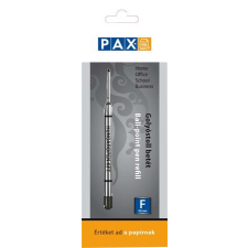 Pax Golyóstollbetét, 0,8 mm, pax, fekete pax4030078 tollbetét