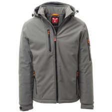 Payper Creek Pad bélelt softshell kabát szürke/fekete férfi kabát, dzseki