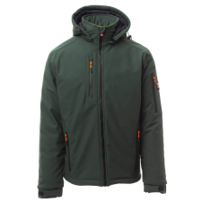 PAYPER Creek Pad Téli Bélelt Softshell Kabát Erdőzöld - S munkaruha