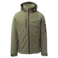 PAYPER Creek Pad Téli Bélelt Softshell Kabát Katonai Zöld - L