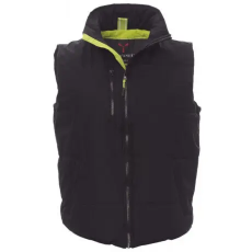 PAYPER daytona 000876-0051/14030-xL bélelt mellény, fekete/zöld (xl) munkaruházat