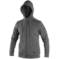 PAYPER HARRISON 152001071096 2XL FÉRFI KAPUCNIS PULÓVER SZÜRKE/FEKETE (2XL)