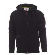 PAYPER Hawaii+ Cipzáras Kapucnis Fekete Pulóver munkaruha