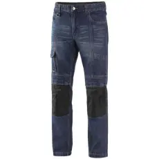 PAYPER nimes i. kék farmernadrág fekete cordura térderősítéssel (52)