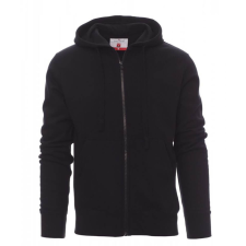 PAYPER Portland Fekete Cipzáros Kapucnis Pulóver - L munkaruha