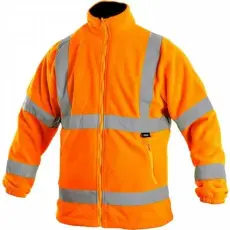 PAYPER preston VWFC13-OR0M fényvisszaverő fleece pulóver, zipzáras, narancs m (m) munkaruházat