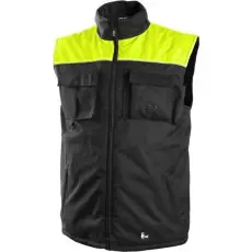 PAYPER seattle 1394-02CZ xxxl bélelt mellény fekete/sárga (3xL) munkaruházat
