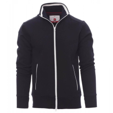 PAYPER Sydney Cipzáras Pulóver Sötétkék/Fehér - XS