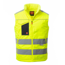 PAYPER Task Láthatósági Téli Bélelt Mellény - 3XL láthatósági ruházat