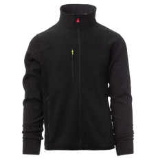 PAYPER Travel Fekete Cipzáras Pulóver - 3XL