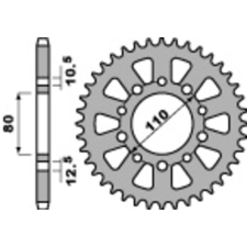 PBR acél standard első lánckerék 334 - 520 egyéb motorkerékpár alkatrész