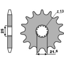 PBR acél standard első lánckerék 518 - 630 egyéb motorkerékpár alkatrész