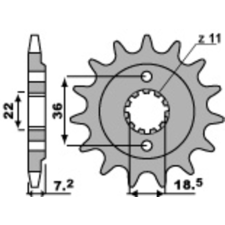 PBR Acél Standard Első Láncszem 2067 - 520 egyéb motorkerékpár alkatrész