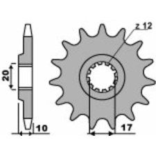 PBR Acél Standard Első Láncszem 2074 - 520 egyéb motorkerékpár alkatrész
