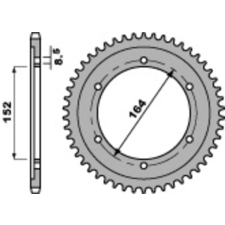  PBR Acél Standard Hátsó Láncsor 841 - 530 lánc, láncszett