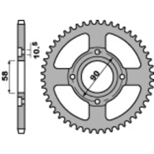 PBR Acél Standard Hátsó Láncszem 279 - 520 egyéb motorkerékpár alkatrész