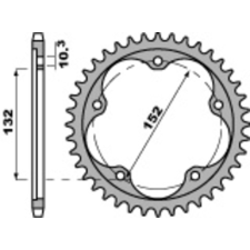 PBR Alumínium Ultra-Könnyű Kemény Anodizált Hátsó Láncszem 4460 - 525 egyéb motorkerékpár alkatrész