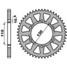 PBR Racing Alumínium Ultra-Könnyű Kemény Anodizált Hátsó Lánckerék 504 - 520 egyéb motorkerékpár alkatrész