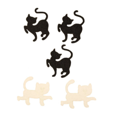 PC Filcfigura - Cica közepes | 5 darabos csomag dekorációs kellék