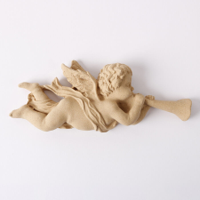 PC Hőre lágyuló fa - Angyal 14cm x 5cm dekorálható tárgy