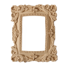 PC Hőre lágyuló fa - Képkeret téglalap 10cm x 9cm dekorációs kellék