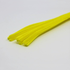 PC Zsenília drót kicsi (kb. 0,5cm) 10db/cs. sárga dekorációs kellék