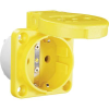 PCE Védőérintkezős gép dugaszoló aljzat, 230 V/AC 16 A IP54, sárga, PCE 601.450.05 (601.450.05)