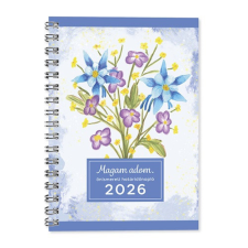 PD Calendar Határidőnapló Period A/5 heti önismereti kék 2026 határidőnapló