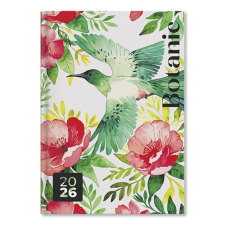 PD Calendar Határidőnapló Period Botanic A/5 napi White papír 2026 határidőnapló