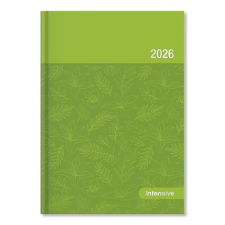 PD Calendar Határidőnapló Period Intensive B/6 heti zöld lakk papír 2026 határidőnapló