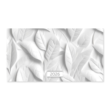 PD Calendar Naptár Tűzött mini zseb fekvő White 2026 naptár, kalendárium