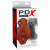 PDX PDX Pick Your Pleasure Stroker - 2in1 élethű maszturbátor (barna)